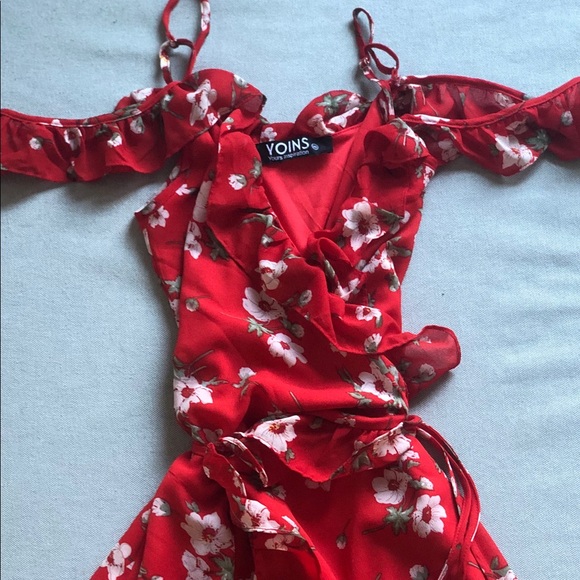 Wrap Floral Dress - Picture 2 of 6